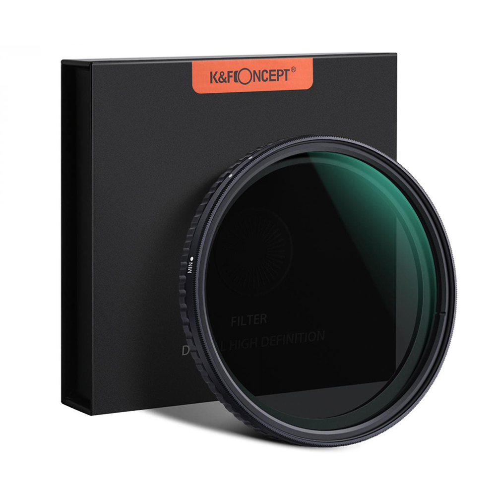 K&F Concept ND2-32 Variable Neutral Density ND Filter Nano-X Coated 52mm